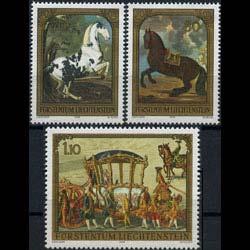 LIECHTENSTEIN 1978 - Scott# 660-2 Paintings Set of 3 NH