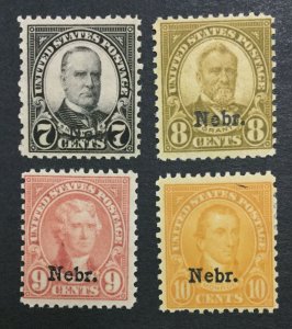 MOMEN: US #676-679 MINT OG H #31953