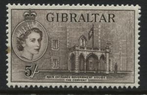 Gibraltar QEII 1953 5/ unmounted mint NH