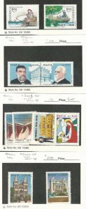 Brazil, Postage Stamp, #2333-4, 2342a, 2343-4, 2347-8 Mint NH, 1991-92