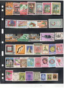 IRAQ COLLECTION ON STOCK SHEET MINT/USE