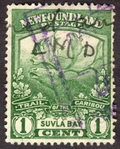 1919, Newfoundland 1c, Used, Sc 115