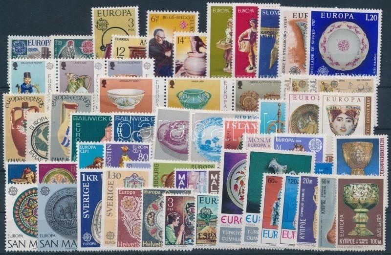 Thematic lot stamp Europa CEPT, Crafts complete year 1976 MNH WS186004