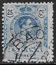 Spain 302, 25c Alfonso XIII, used, F-VF