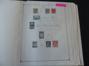 Thailand 1941-1970 Stamp Collection On Scott Intl Album Pages 