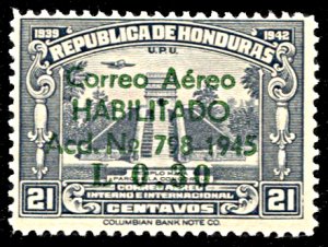 Honduras C149, HR, Revalued Airpost Issue