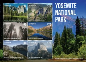 Liberia - 2013 - YOSEMITE NATIONAL PARK - Sheet of 6 Stamps - MNH