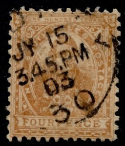 New South Wales #104B Capt. Cook Definitive Wmk.55 Used - Lovely Cancel