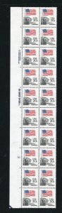1894e Flag Over Supreme Court 20¢ Plate Block of 20 Stamps MNH 1981 Shiny Gum