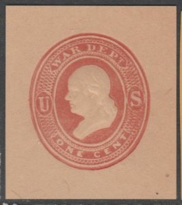 U.S. Scott #WO46 Official Embossed Stamp- Stationery & Wrappers - Mint NH Single