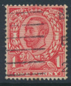 Great Britain SC# 158*  SG 345  George V Downey Head Used see detail & scans