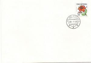 2005  - CZECH REPUBLIC - FDC: FLOWER