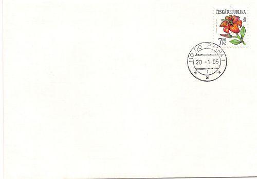 2005  - CZECH REPUBLIC - FDC: FLOWER