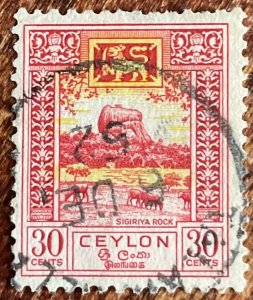 Ceylon #310 Used Single Sigiriya L39