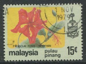 STAMP STATION PERTH Penang #85 Flower Type Definitive Used 1979