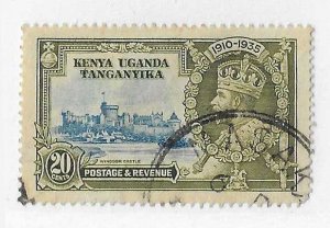 Kenya , Uganda Tanganyika Sc#42 20c variety used VF