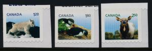 Canada 2715-7 MNH Mountain Goat, Atlantic Puffin, Wapiti