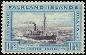 Falkland Islands #67, Incomplete Set, 1933, Ships, Hinged