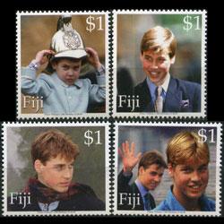 FIJI 2000 - Scott# 889-92 Prince William Set of 4 NH