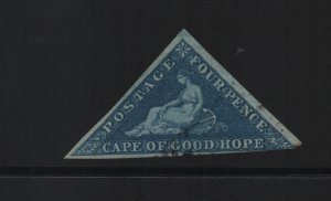 Cape of Good Hope 1853 SG4 or 4a? Anchor watermark - used