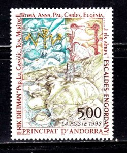 Andorra (Fr.) stamp  #432, MH