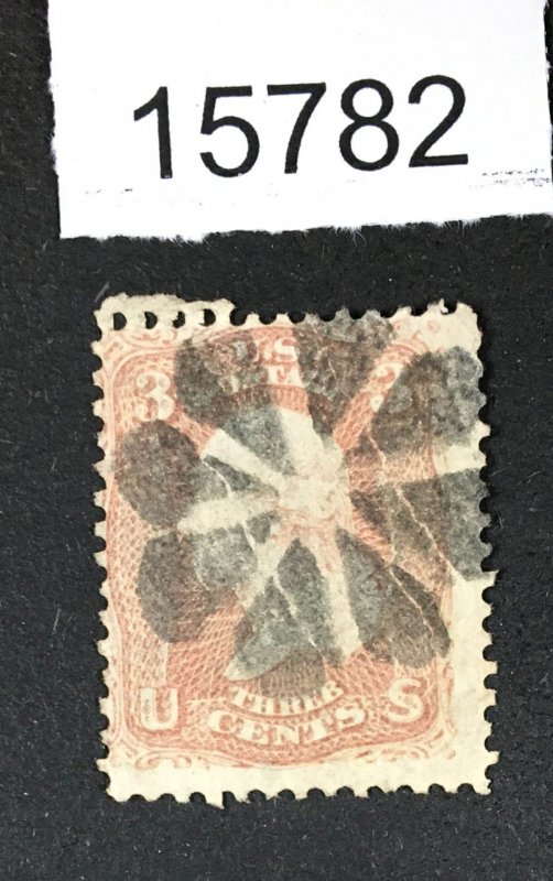 MOMEN: US STAMPS # 65 FANCY CANCEL USED LOT #15782