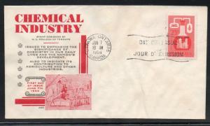 Canada #363 Industry FDC JCR Cachet unaddr D880