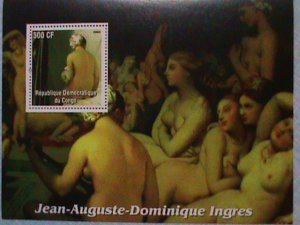CONGO STAMP:2003-FAMOUS PAINTING- MINT-STAMP S/S SHEET
