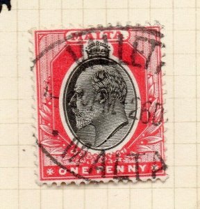 Malta 1906-10 Early Issue Fine Used 1d. NW-184864