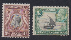 Kenya-Uganda-Tanganyika - 1935 - SC 46-47 - LH