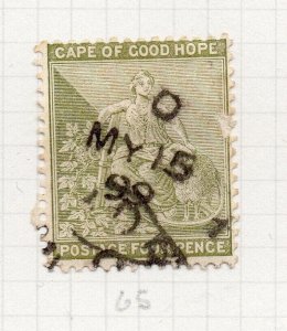 Cape of Good Hope 1893 QV Early Issue Fine Used 4d. NW-206510