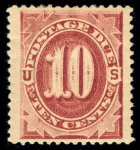 MOMEN: US STAMPS #J19 POSTAGE DUE MINT OG H PSE CERT