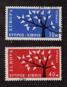 Cyprus 219-220 BIN $0.80 - Trees