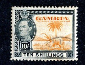 1938 Gambia Sc #143 used cv.$8.50 ( 9033 BCXX5 )