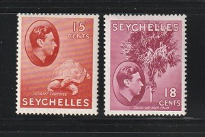 Seychelles 133-134 MH Various