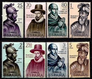Spain 1964 Scott 1271-1278 MNH (9918)