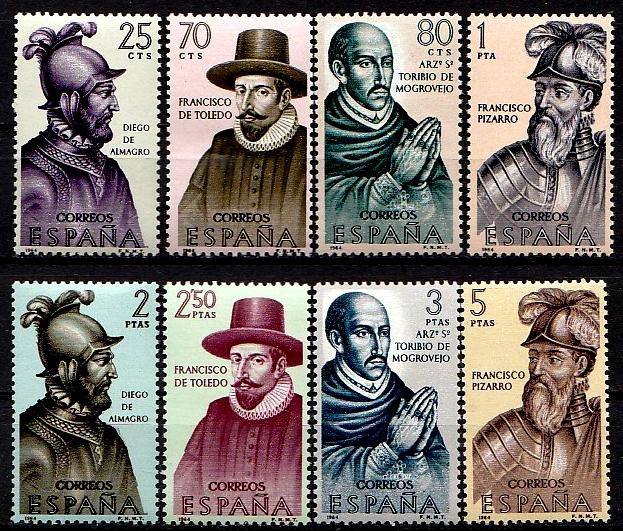 Spain 1964 Scott 1271-1278 MNH (9918)