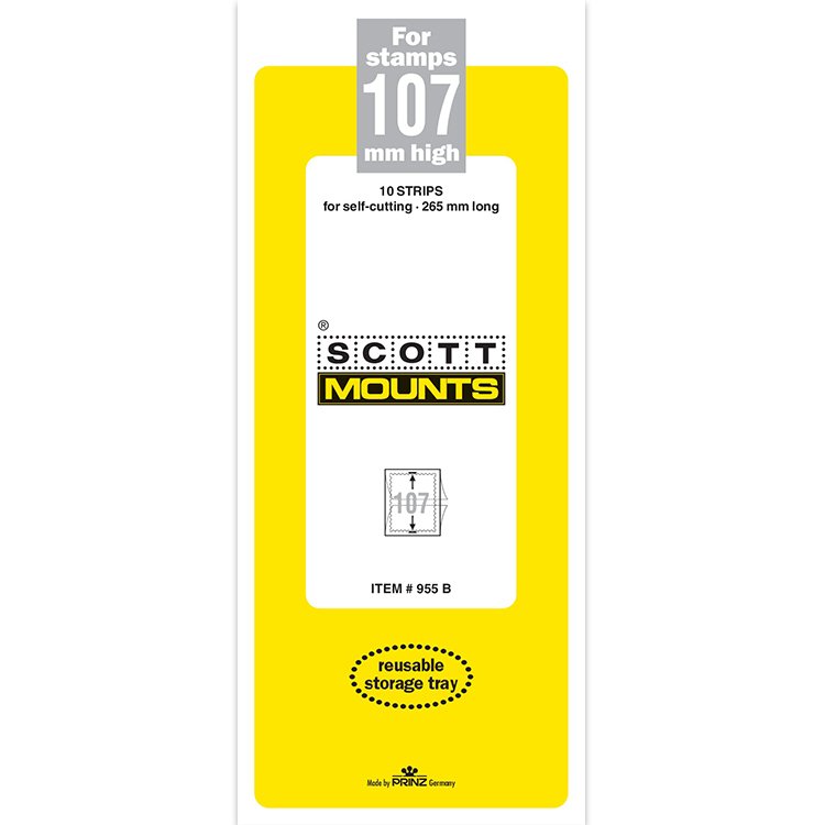 Scott Mount 107 x 265 mm  (Scott 955 Clear)