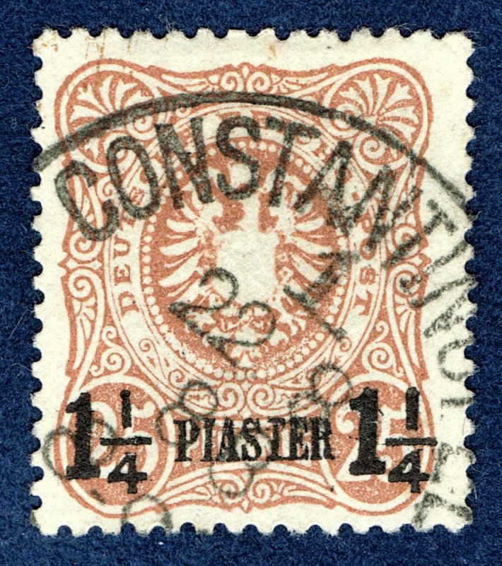 [st1107] German offices in Turkey 1884 Scott#5 Yvert#4 used cv:€300/$340