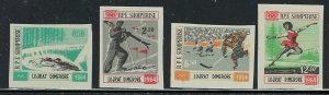 Albania 706-09 MNH 1963 Olympic Imperf set (fe7323)