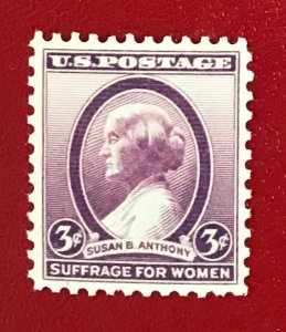 1936 US Sc 784 MNH 3 cent Susan B Anthony CV$.30 Lot 1770