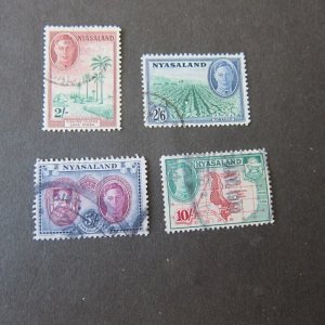 Nyasaland 1945 Sc 77-80 FU