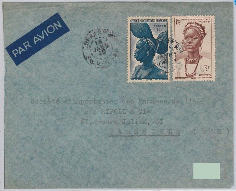 44697 - SENEGAL Afrique occidentale  AOF -  POSTAL HISTORY - COVER to FRANCE
