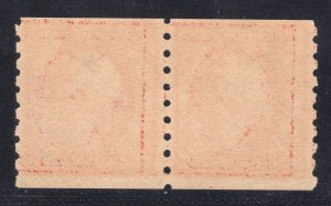 MOMEN: US STAMPS #413 COIL PAIR MINT OG NH VF $250 LOT #79756