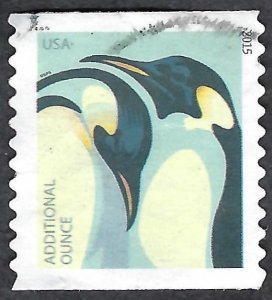 United States #4989 Add'l Ounce (22¢) Emperor Penguins (2015). Coil. Used