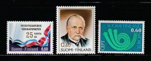 Finland 524-526 Sets MNH Various