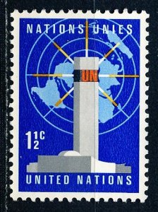 United Nations - New York #166 Single Unused