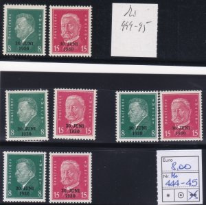 1930 Germany:Departure of Allied Forces from Rhineland Sc385-6/Mi444-5 MNH