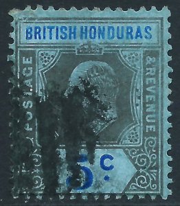 British Honduras, Sc #64, 5c Used