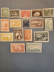 Stamps Armenia Scott #278-94 h